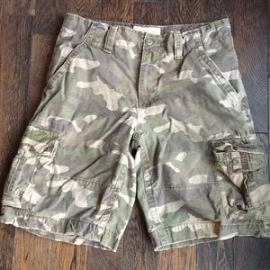 Mens Camo Cargo Shorts 